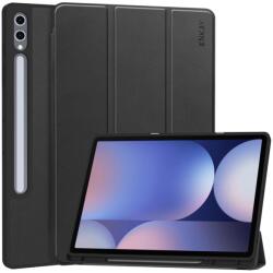 ENKAY LEATHER Flip tok Samsung-hoz Galaxy Tab S10+ fekete