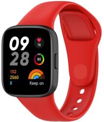SILICONE Cserélhető szíj a Xiaomi Redmi-hez Watch 3 piros
