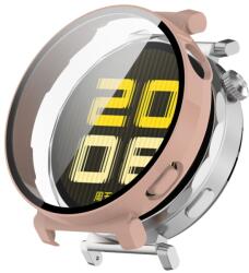 TELJES FEDÉS Műanyag borítás üveggel Huawei-hoz Watch GT 5 41mm rózsaszín