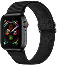 NYLON szíj Apple Watch 7 (41 mm) / 6 / SE / 5 / 4 (40 mm) / 3 / 2 / 1 (38 mm) fekete