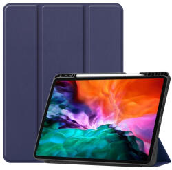 LEATHER Flip tok Apple iPad Pro 12.9 2022 / 2021 sötétkék