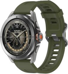  SILICONE Cserélhető szíj a Xiaomi-hoz Watch S4 Sport sötétzöld