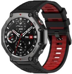  SPORT Cserélhető szilikon szíj Amazfit T-Rex 3 BLACK RED