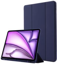 LEATHER Csuklós burkolat a Apple iPad Air 13 2025 / Air 13 2024 sötétkékhez