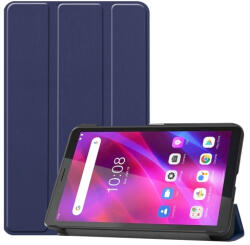 LEATHER Flip tok Lenovo Tab M7 G3 (3. generáció) sötétkékhez