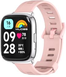  MIJOBS SILICONE Cserélhető heveder: Xiaomi Redmi Watch 3 Lite / Redmi Watch 3 Aktív rózsaszín