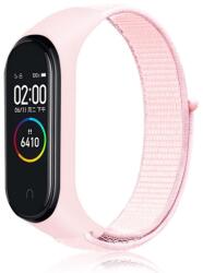  NYLON Cserélhető szíj Xiaomi Smart Band 7 rózsaszín telefonhoz