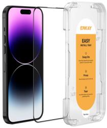 ENKAY 3D Edzett védőüveg Apple iPhone 14 Pro Max telefonhoz