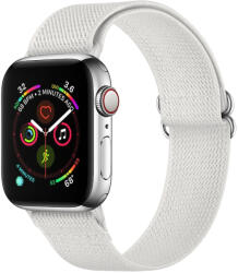 NYLON szíj Apple Watch 7 (41 mm) / 6 / SE / 5 / 4 (40 mm) / 3 / 2 / 1 (38 mm) fehér