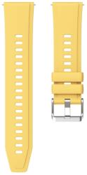 SILICONE Cserélhető heveder Huawei-hoz Watch GT 5 46mm sárga