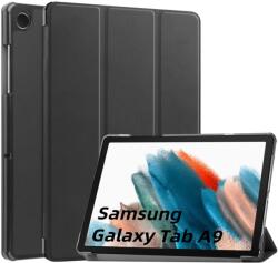  LEATHER Flip borító Samsung Galaxy Tab A9 fekete