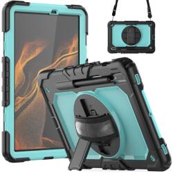 SOLID 360 Tartós burkolat Samsung Galaxy Tab S8-hoz világoskék