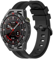 RUBBER Szilikon szíj Huawei Watch Buds / GT3 SE / GT3 Pro 46mm fekete