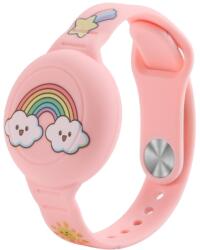 CARTOON Gyermek szilikon szíj az AirTag RAINBOW-hoz