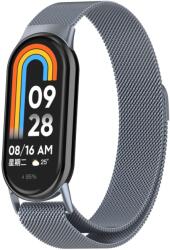 MILANESE Fém szíj a Xiaomi Smart Band 9-hez szürke