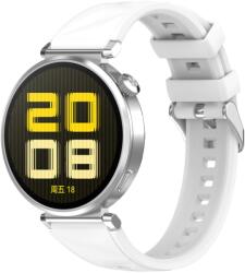 SILICONE Cserélhető heveder Huawei-hoz Watch GT 5 Pro 42mm fehér