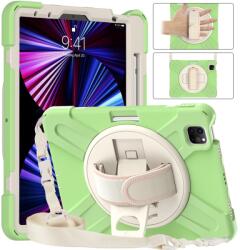 SOLID Tartós burkolat Apple iPad Pro 11-hez (2022 / 2021 / 2020 / 2018) világoszöld