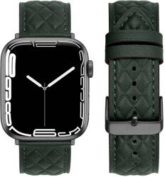 LATTICE Bőrszíj Apple Watch SE / SE 2022 / SE 2023 (40mm) zöld