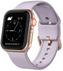SILICONE Cserélhető szíj Apple Watch 10-hez 42mm lila