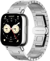 CLASSIC Fém szíj a Xiaomi-hoz Redmi Watch 5 Lite ezüst