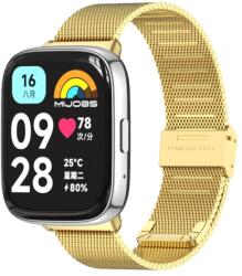 MIJOBS MILANESE Fém szíj Xiaomi-hoz Redmi Watch 3 Lite arany
