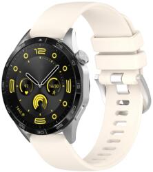 SZILIKON szíj Huawei Watch GT 4 46mm bézs színűre