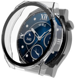 Műanyag borítás védőüveggel Huawei Watch GT 3 Pro 46mm átlátszóhoz