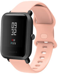 BUTTERFLY szilikon szíj Xiaomi Amazfit GTS 2 / GTS 2e / GTS 2 Mini 20mm rózsaszín