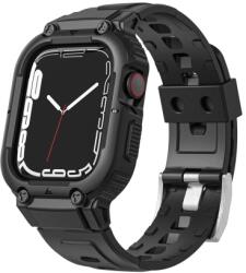  GLACIER védőtok Apple Watch 9 / 8 / 7 (45 mm) / 6 / SE / 5 / 4 (44 mm) / 1, 2, 3 (42 mm) fekete