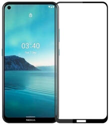 3D edzett üveg Nokia 3.4 fekete
