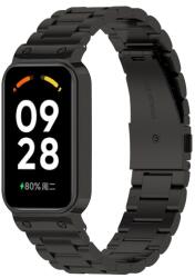 Tech-Protect Fém szíj huzattal Xiaomi Smart Band 8 Active fekete