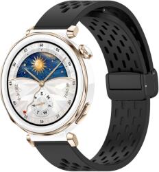 AIRY szilikon szíj Huawei Watch GT 5 Pro-hoz 42mm fekete