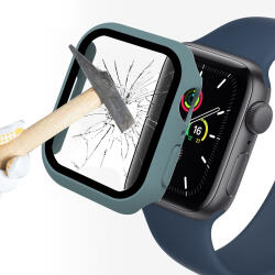 ENKAY tok edzett üveggel Apple Watch 9 / 8 / 7 (41mm) zöld színű
