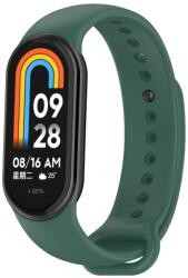 SILICONE Cserélhető szíj a Xiaomi Smart Band 9-hez sötétzöld
