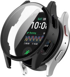  PC FULL COVER Műanyag borítás üveggel a Samsung Galaxyhoz Watch 7 44mm fekete