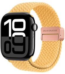 DUX FONÁSOS Nylon szíj Apple Watch 10-hez 46mm sárga
