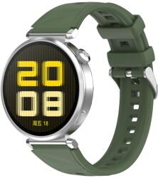 SILICONE Cserélhető szíj Huawei-hoz Watch GT 5 Pro 42mm sötétzöld