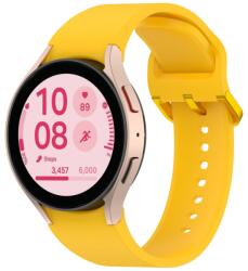  SILICONE Cserélhető szíj a Samsung Galaxyhoz Watch7 ( 40mm / 44mm ) sárga