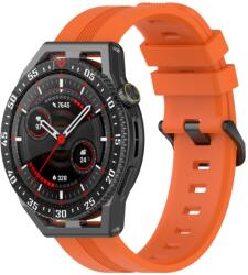 RUBBER Szilikon szíj Huawei Watch Buds / GT3 SE / GT3 Pro 46mm narancs