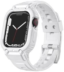 GLACIER Védőtok szíjjal Apple Watch Ultra 1 / 2 49mm fehér