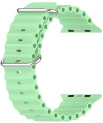OCEAN szíj Apple Watch Ultra 1 / 2 (49 mm) / 9 / 8 / 7 (45 mm) / 6 / SE / 5 / 4 (44 mm) / 3 / 2 / 1 (42 mm) világoszöld