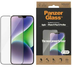 Panzer Ultra-Wide Fit iPhone 14 Plus / 13 Pro Max 6, 7" antibakteriális képernyővédő fólia