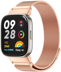 MILANESE fém szíj Xiaomi Redmi Watch 3 rózsaszín