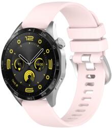  SILICONE Cserélhető szíj a Huawei-hoz Watch GT 5 Pro 46mm világos rózsaszín