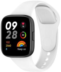 SILICONE Cserélhető szíj Xiaomi Redmihez Watch 3 fehér