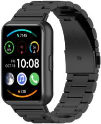 CLASSIC Fém szíj a Huawei-hoz Óra Fit 3 fekete