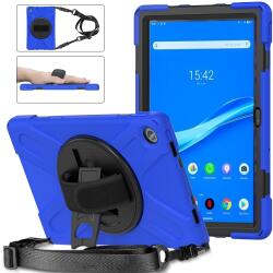 SOLID Tartós borítás Lenovo Tab M10 Plus 3. generációs sötétkékhez