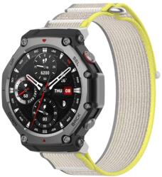 NYLON SZÍN Cserélhető szíj Amazfit T-Rex 3 YELLOW GREY-hoz