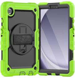  SOLID 360 Tartós tok Samsung Galaxy Tab A9 Plus neonzöld