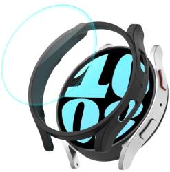 ENKAY PC FULL COVER Üveg műanyag borítás Samsung Galaxy Watch 6 44mm fekete